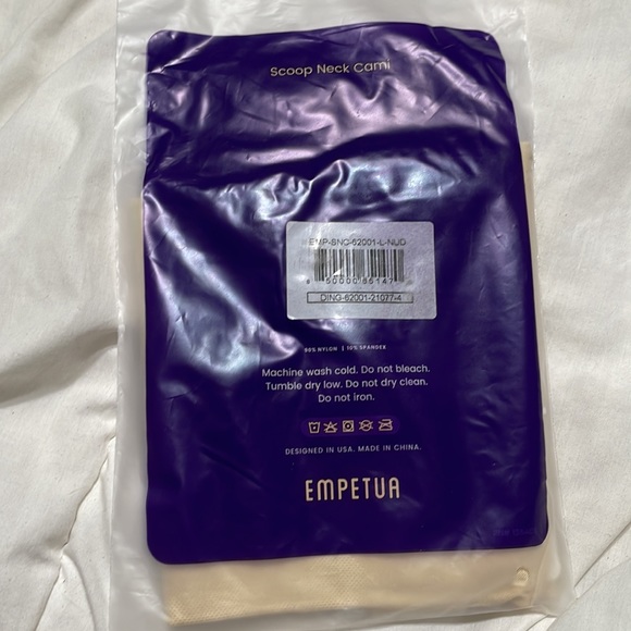 NWT Shapermint Scoop Neck Cami Nude - Picture 3 of 3